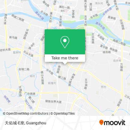 天佑城-E座 map