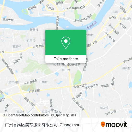 广州番禺区美萃服饰有限公司 map