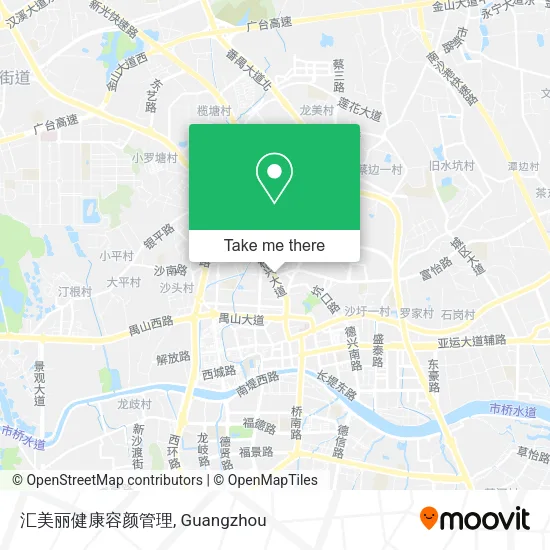 汇美丽健康容颜管理 map