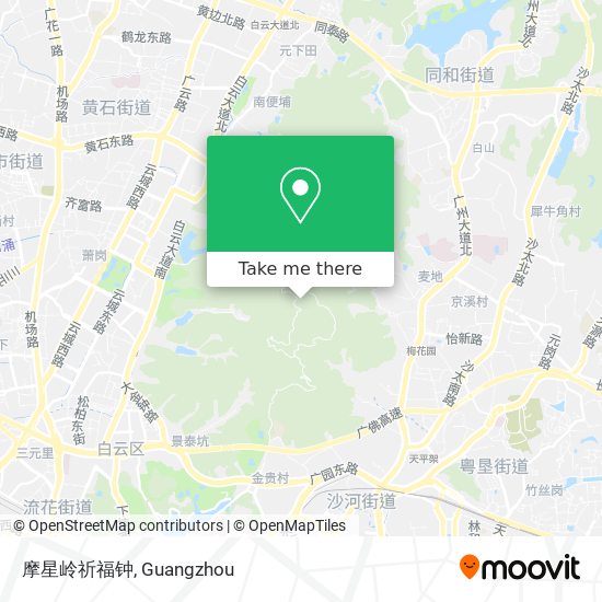 摩星岭祈福钟 map