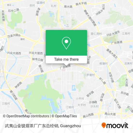 武夷山金骏眉茶厂广东总经销 map