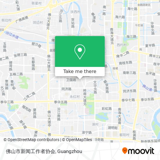 佛山市新闻工作者协会 map