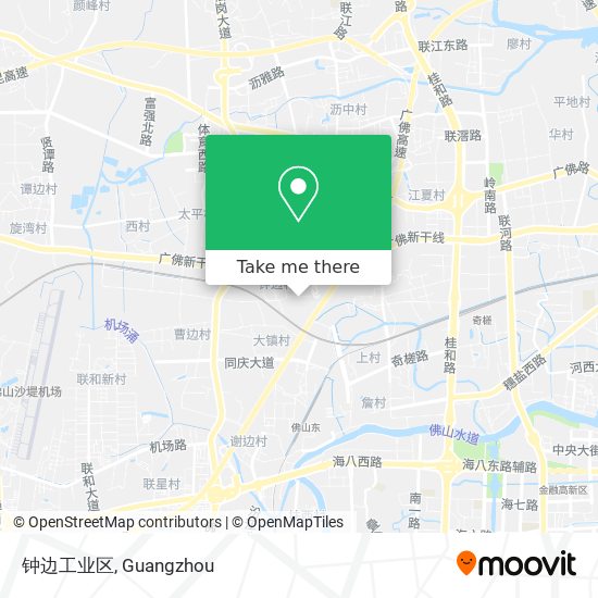 钟边工业区 map