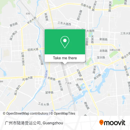 广州市陆港货运公司 map