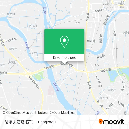 陆港大酒店-西门 map