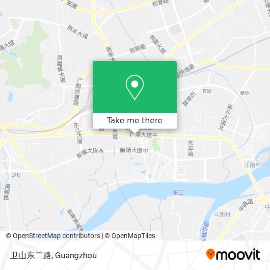 卫山东二路 map