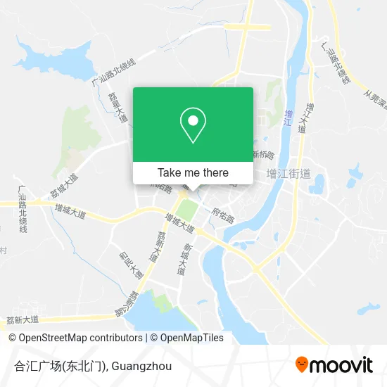 合汇广场(东北门) map