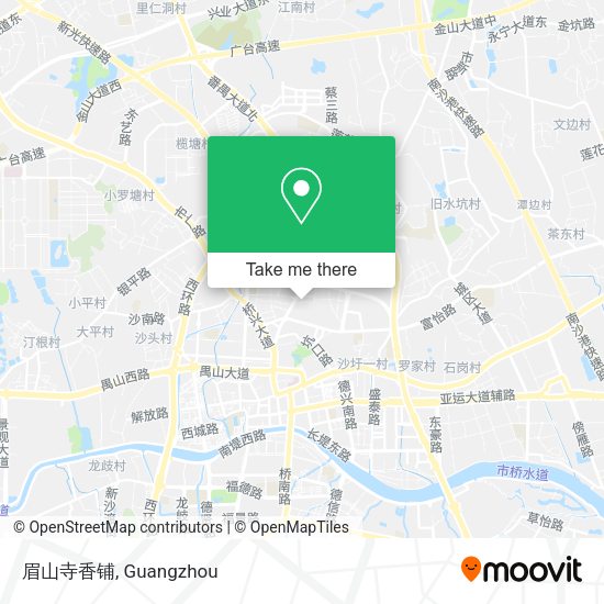 眉山寺香铺 map