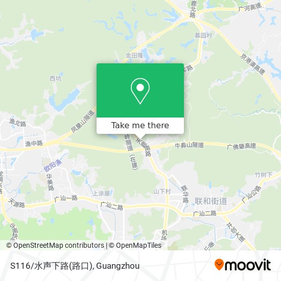 S116/水声下路(路口) map