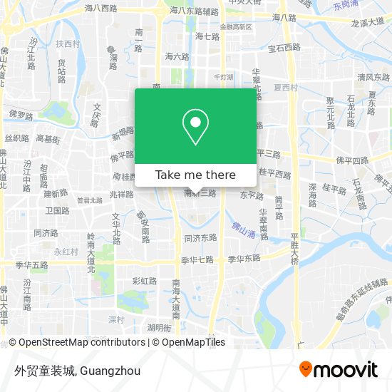 外贸童装城 map