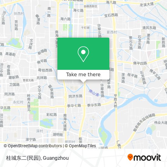 桂城东二(民园) map