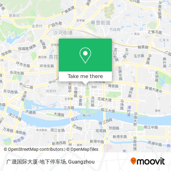 广晟国际大厦-地下停车场 map