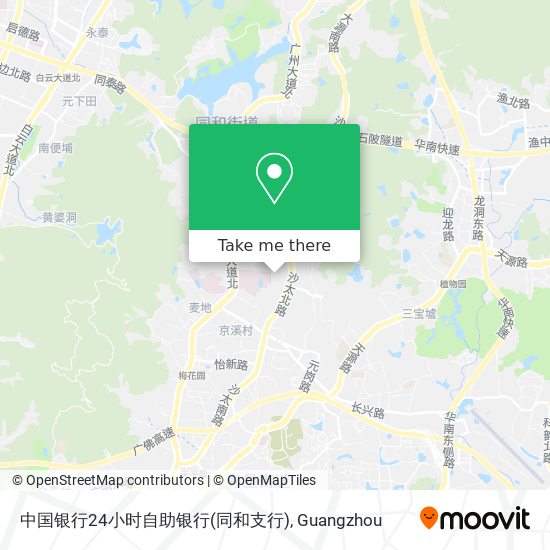 中国银行24小时自助银行(同和支行) map