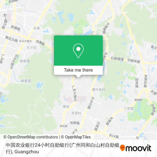 中国农业银行24小时自助银行(广州同和白山村自助银行) map