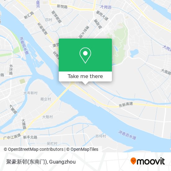聚豪新邨(东南门) map