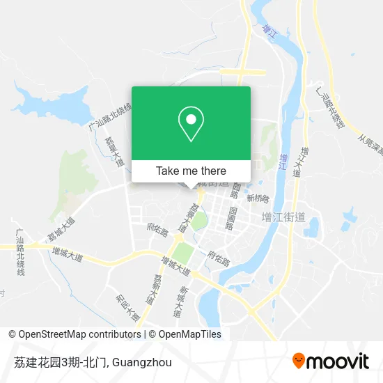 荔建花园3期-北门 map