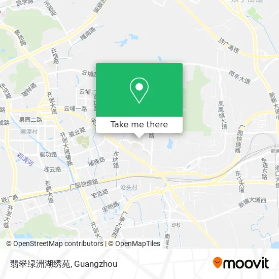 翡翠绿洲湖绣苑 map