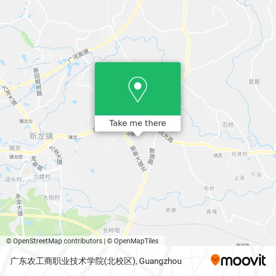 广东农工商职业技术学院(北校区) map