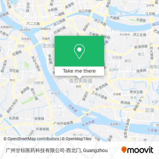 广州甘钰医药科技有限公司-西北门 map