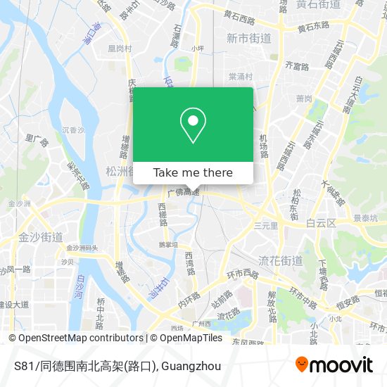 S81/同德围南北高架(路口) map