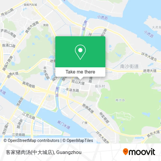 客家猪肉汤(中大城店) map