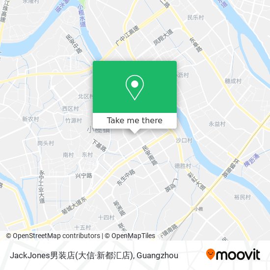 JackJones男装店(大信·新都汇店) map