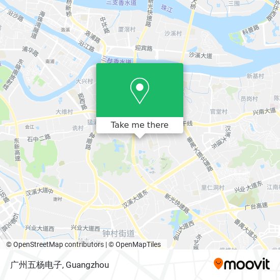 广州五杨电子 map