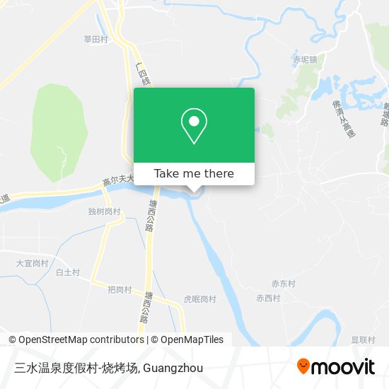 三水温泉度假村-烧烤场 map