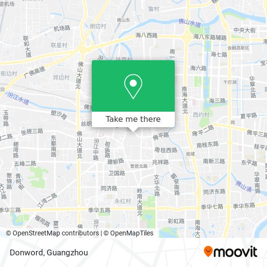 Donword map