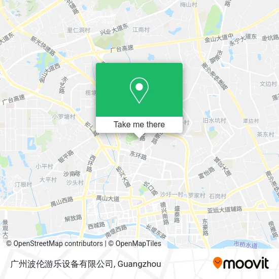 广州波伦游乐设备有限公司 map