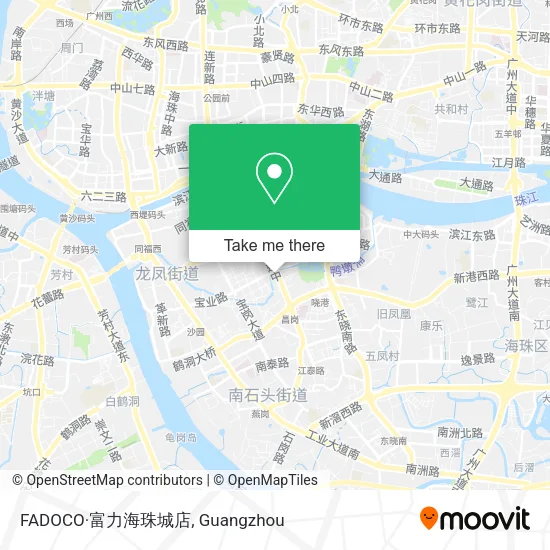 FADOCO·富力海珠城店 map