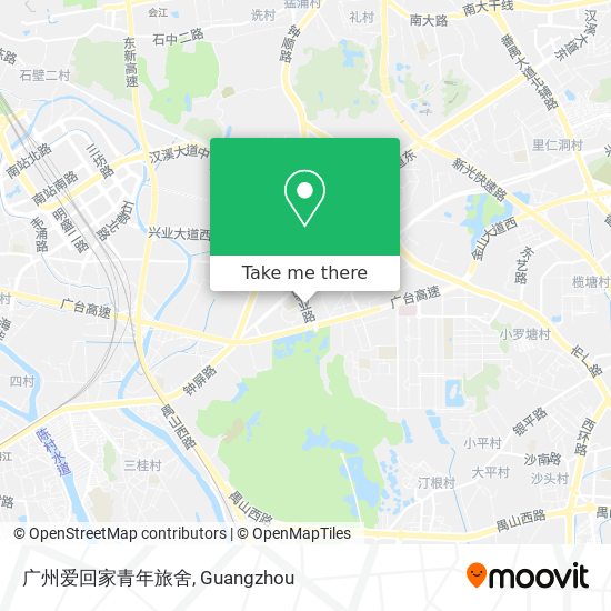 广州爱回家青年旅舍 map