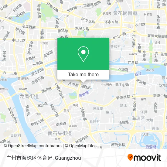 广州市海珠区体育局 map