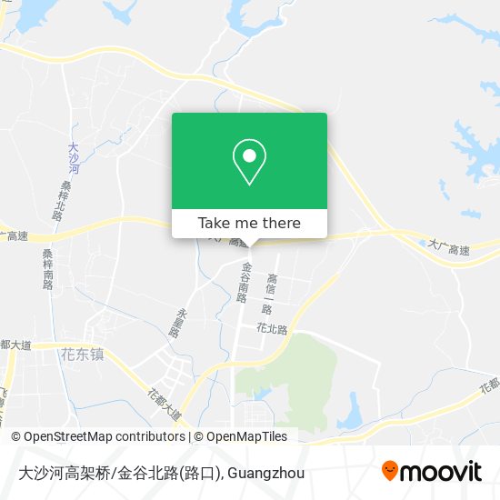 大沙河高架桥/金谷北路(路口) map