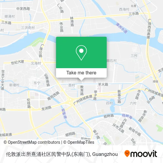 伦敦派出所熹涌社区民警中队(东南门) map