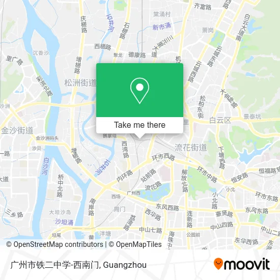 广州市铁二中学-西南门 map