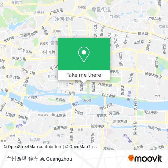 广州西塔-停车场 map