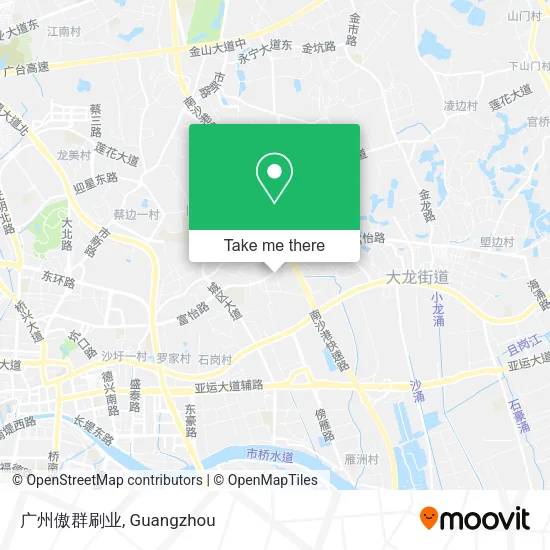 广州傲群刷业 map
