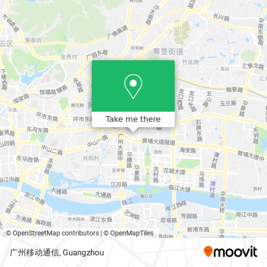 广州移动通信 map