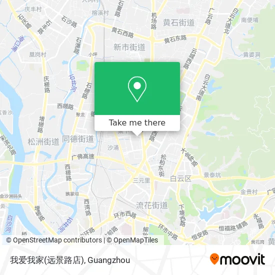 我爱我家(远景路店) map
