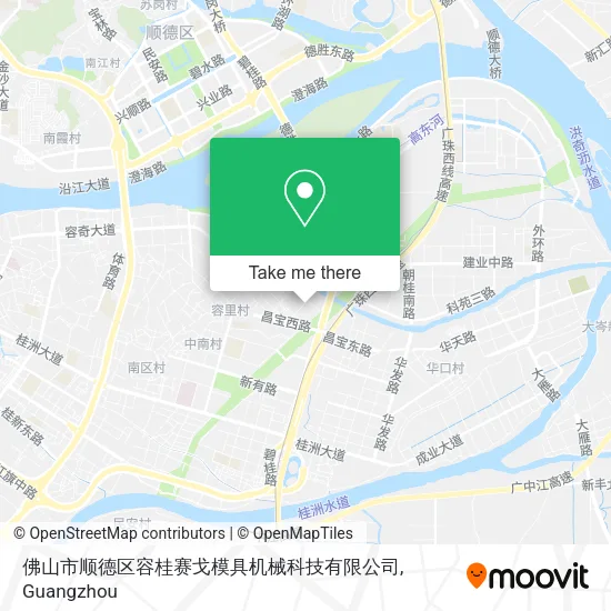 佛山市顺德区容桂赛戈模具机械科技有限公司 map