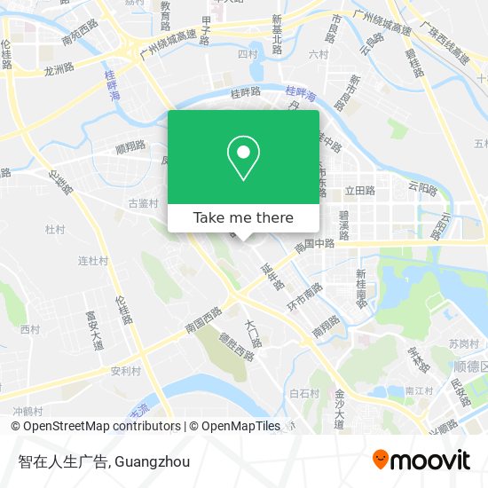 智在人生广告 map