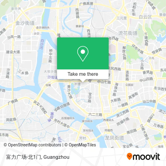 富力广场-北1门 map