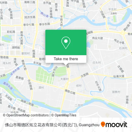 佛山市顺德区拓立花农有限公司(西北门) map