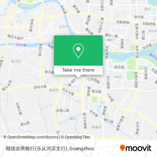 顺德农商银行(乐从河滨支行) map
