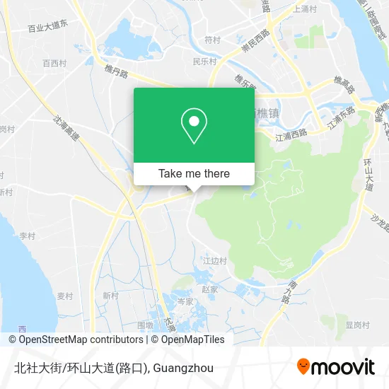 北社大街/环山大道(路口) map
