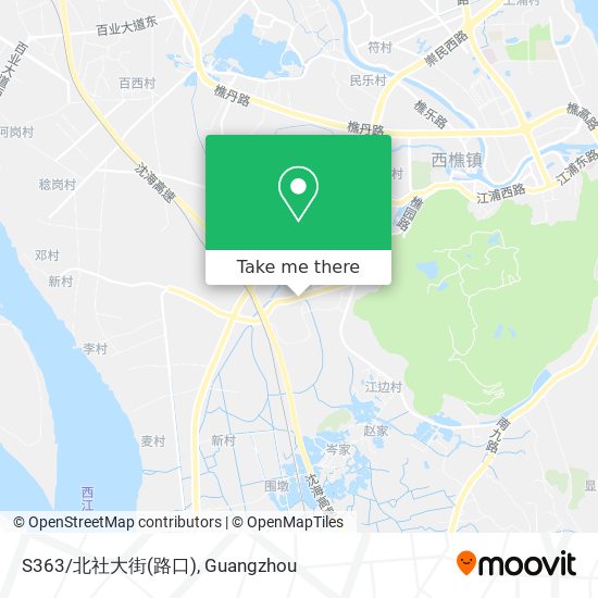 S363/北社大街(路口) map