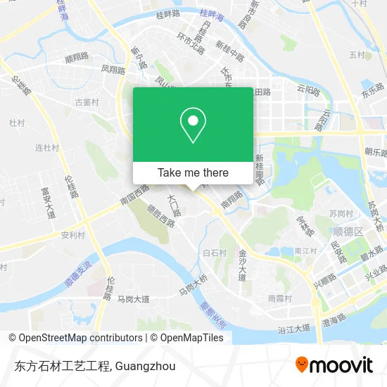 东方石材工艺工程 map