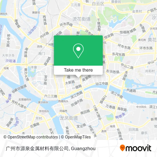 广州市源泉金属材料有限公司 map