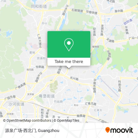 源泉广场-西北门 map